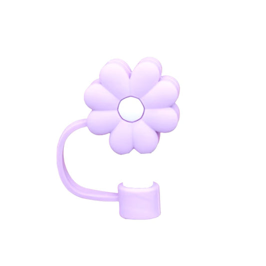 Protector de cañita  Flor lila
