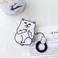 CASÉ AIRPODS GATO MALCRIADO