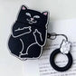CASÉ AIRPODS GATO MALCRIADO