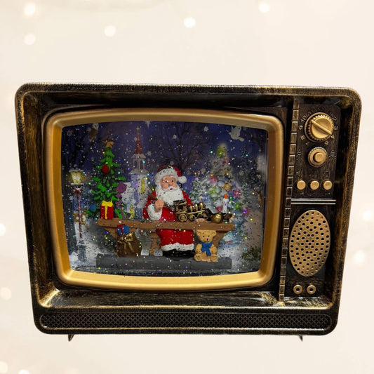 Televisor navideño con Luces y sonido