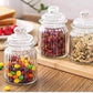 Frasco de cristal de 250ml (3pc)