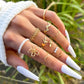 Anillos & Nudillos Betty ( 10 pc )