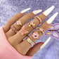 Anillos & Nudillo  Fiorela  ( 8 pc )
