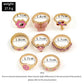 Anillos & Nudillo  Fiorela  ( 8 pc )