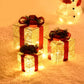 Cajas de Regalo de navidad con luces ( 3 pc )