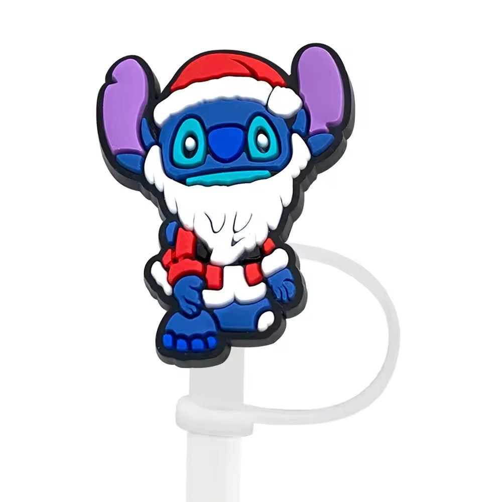 Protector de cañita Stich papá Noel