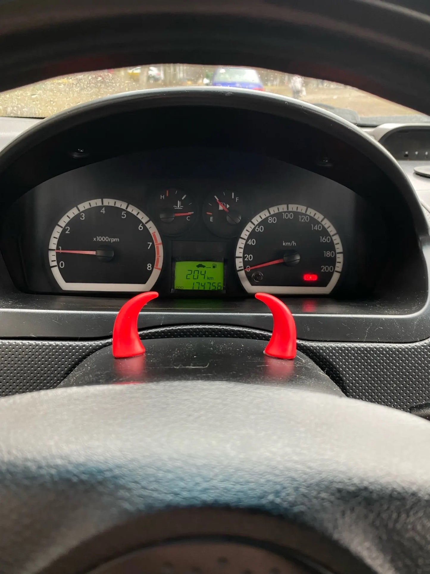 Decoración  de auto Diablita
