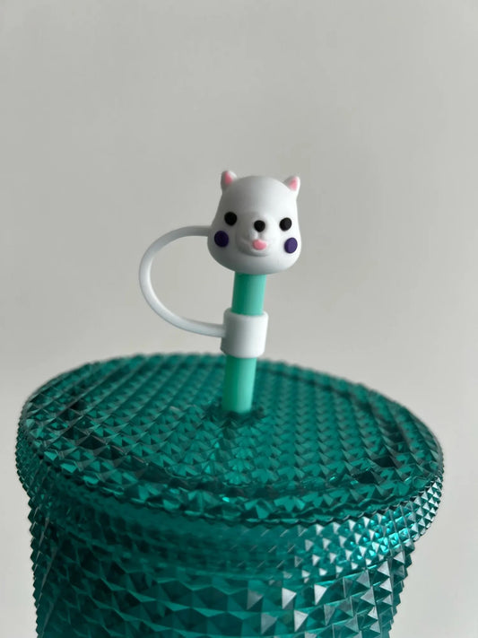 Protector de cañita oso blanco