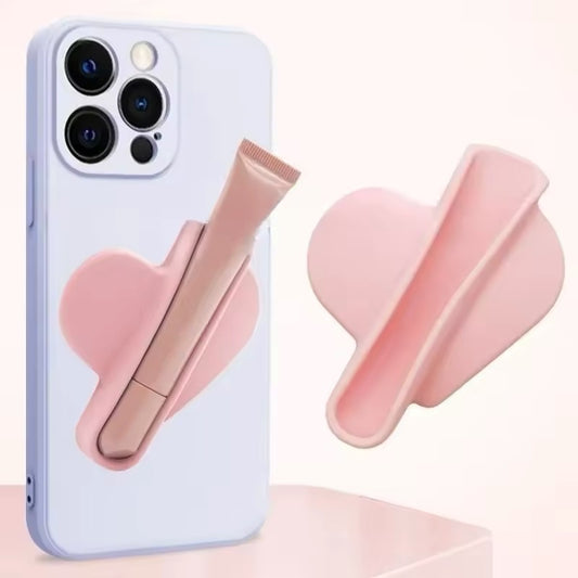 Soporte de celular forma de corazón Rosado /para labial