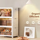 Estante plegable de 5 niveles Afrodita ( Mod 2) Ruedas grandes