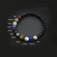 Pulsera galaxia celestial de 8 planetas