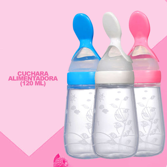 cuchara alimentadora (120 ML)(SOLO BLANCO)