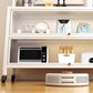 Estante de almacenamiento de cocina Blanco  Rosa