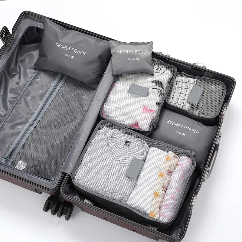 ORGANIZADORES DE MALETA, BOLSO IMPERMEABLE DE 6 PIEZAS