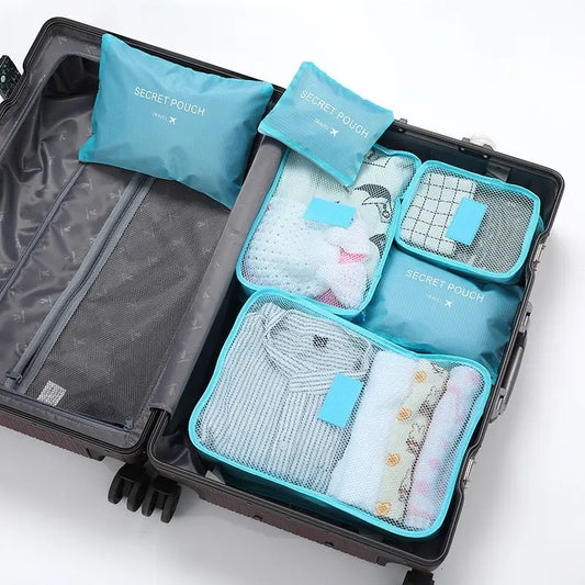 ORGANIZADORES DE MALETA, BOLSO IMPERMEABLE DE 6 PIEZAS