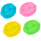 PLATO SILICONA CARITA FELIZ (ROSADO , AMARILLO Y VERDE)