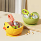 CUENCO + CUCHARA DE MADERA DUCK