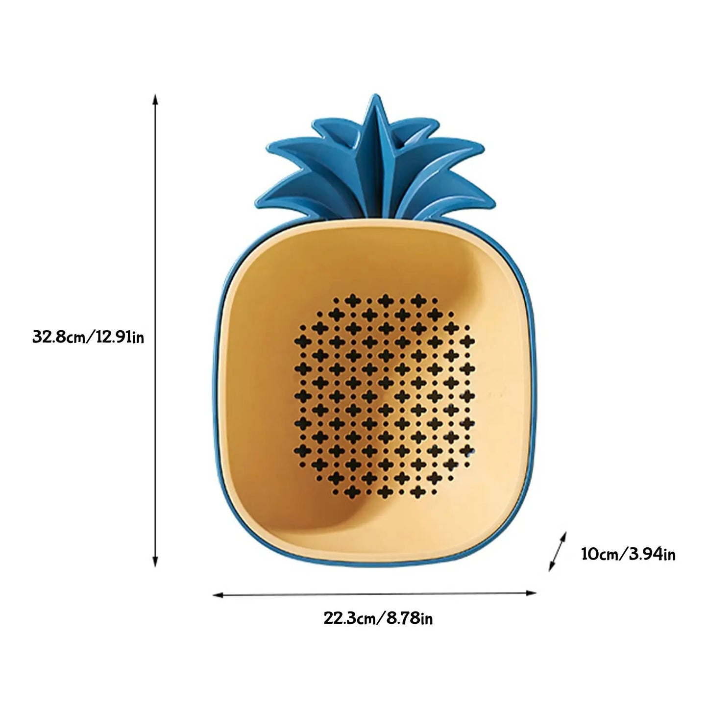 Cesta y colador en forma de Piña 🍍