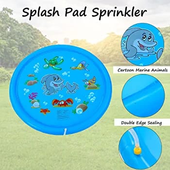 PISCINA CON SALPICADOR