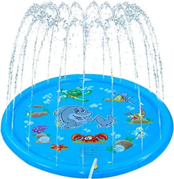 PISCINA CON SALPICADOR