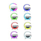 CARGADOR INALAMBRICO LAMPARA 6 EN 1 CON RELOJ, LUCES RGB PARLANTE BLUETOOTH