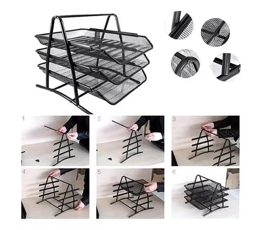 ORGANIZADOR DE ESCRITORIO DE 3 NIVELES