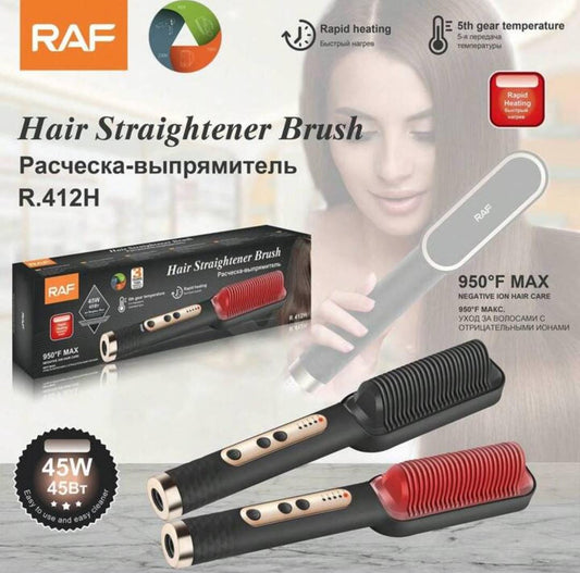 PEINE ALISADOR PARA CABELLO LISO Y RIZO