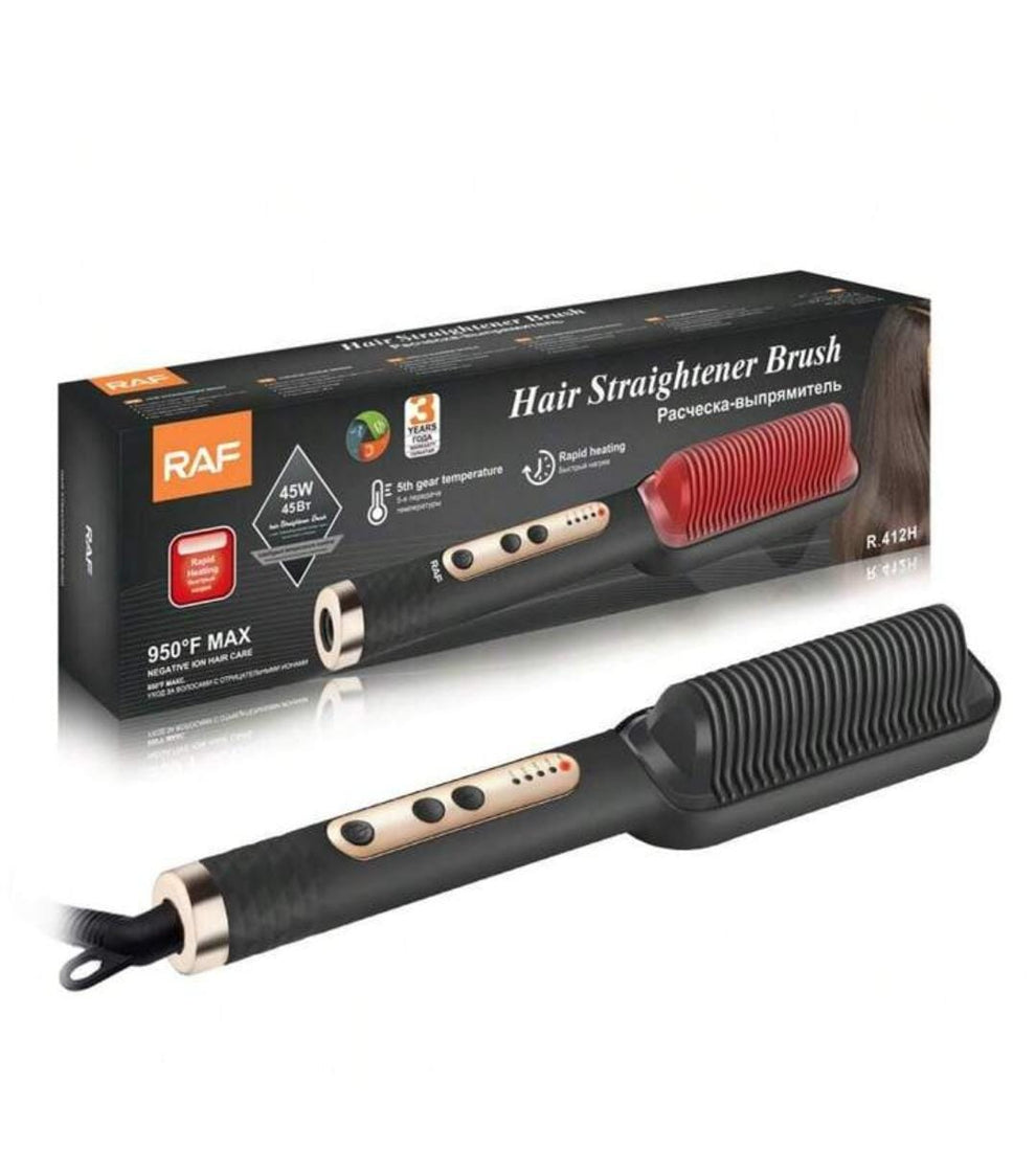 PEINE ALISADOR PARA CABELLO LISO Y RIZO