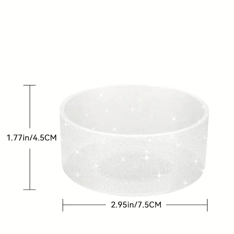 base o Portector blanco escarchado