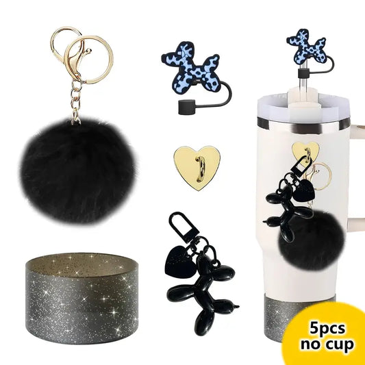 set -Pack de protectores -5 pc- Black - perrito