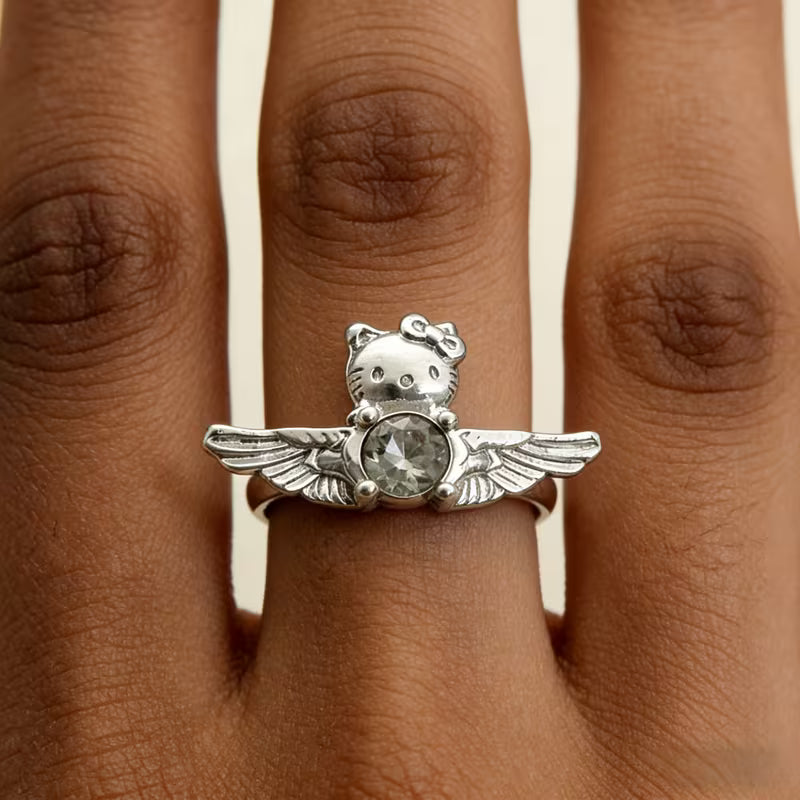 ANILLO ALAS DE HELLO KITTY