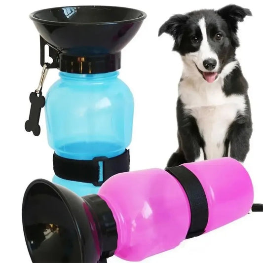 Botella de agua para mascotas