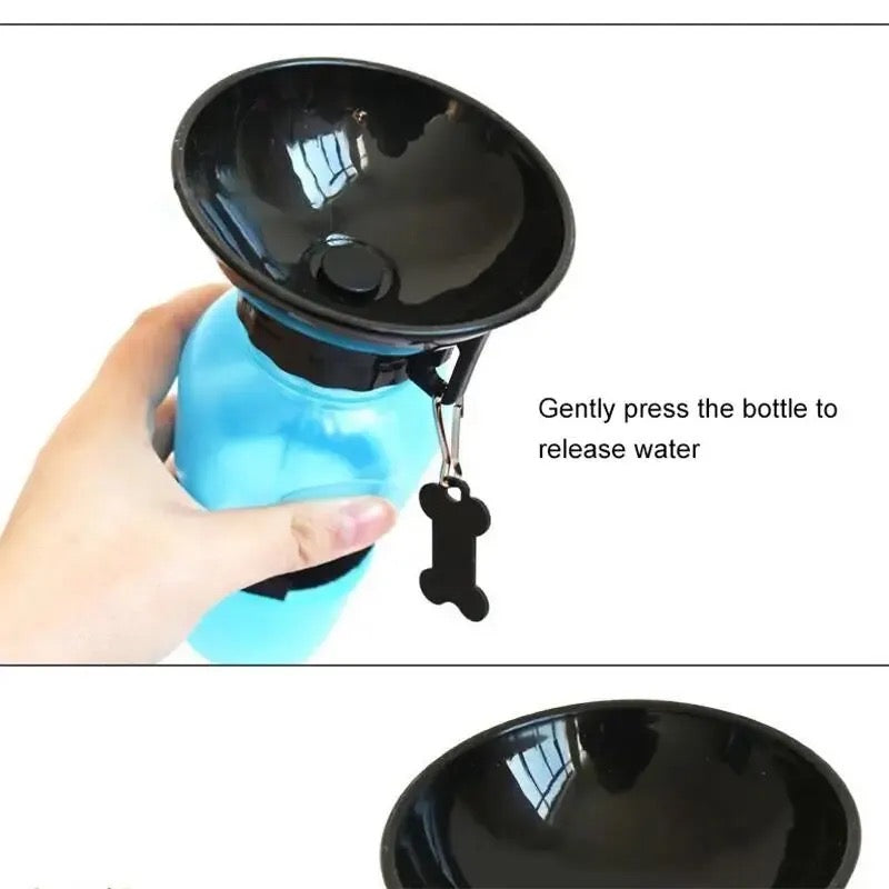 Botella de agua para mascotas