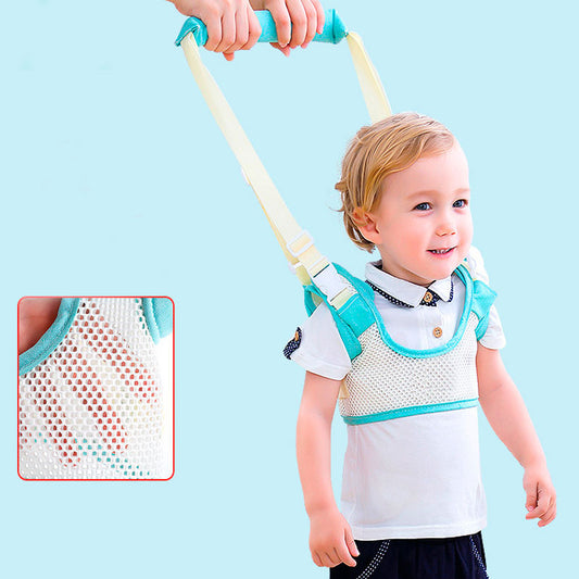Arnés Caminador para Bebe (Celeste- Rosado)