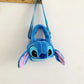 Disney-Bolso de peluche de Lilo & Stitch