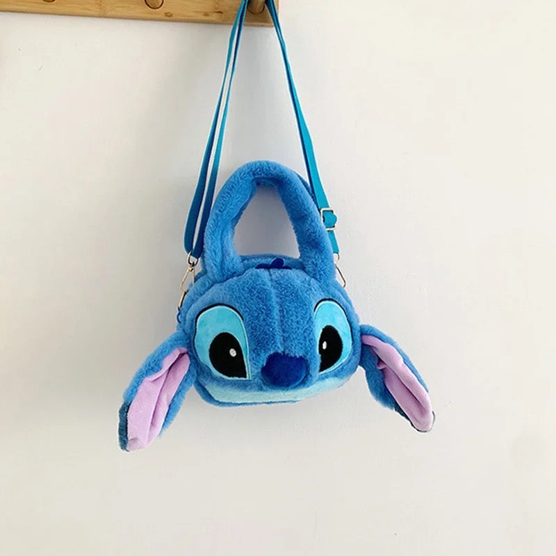 Disney-Bolso de peluche de Lilo & Stitch
