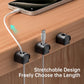 Clips para cables ( 6 pc )
