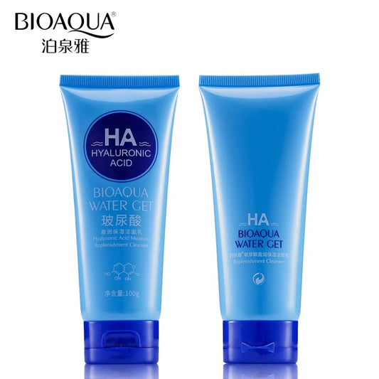 BIOAQUA-limpiador de poros faciales con ácido hialurónico,