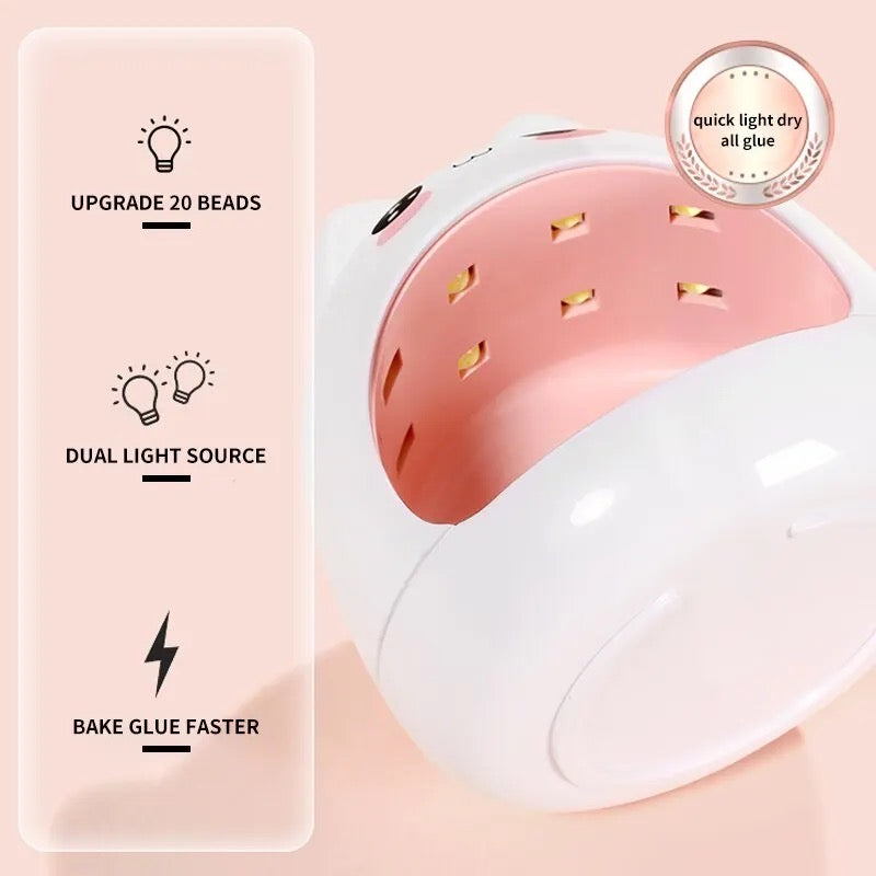 Mini lámpara para uñas Gel