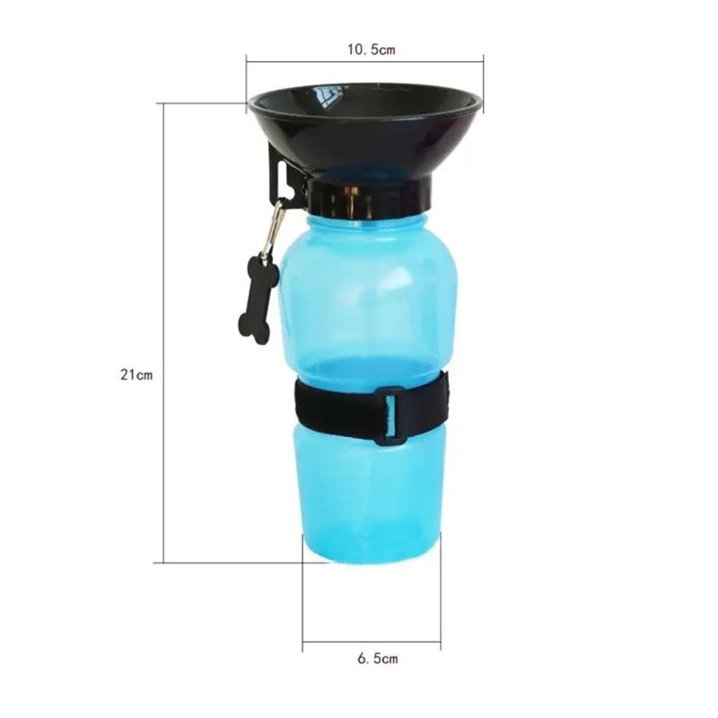 Botella de agua para mascotas