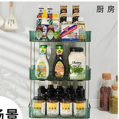 Estante  de maquillaje cocina  (3 niveles)