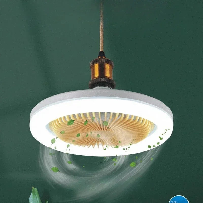 Foco ventilador con control
