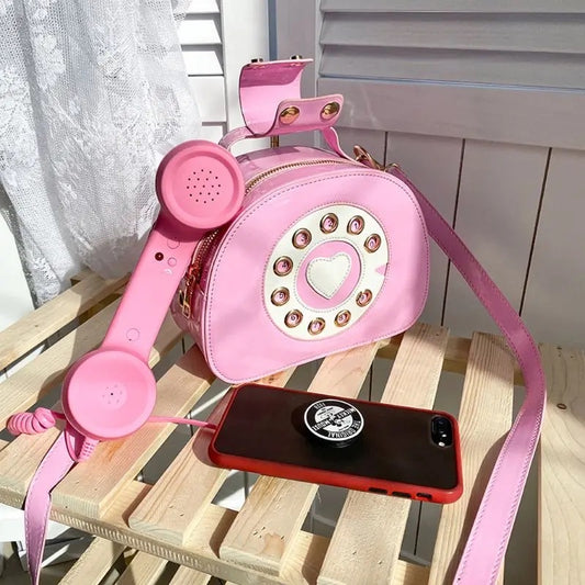 Cartera en forma de teléfono + teléfono