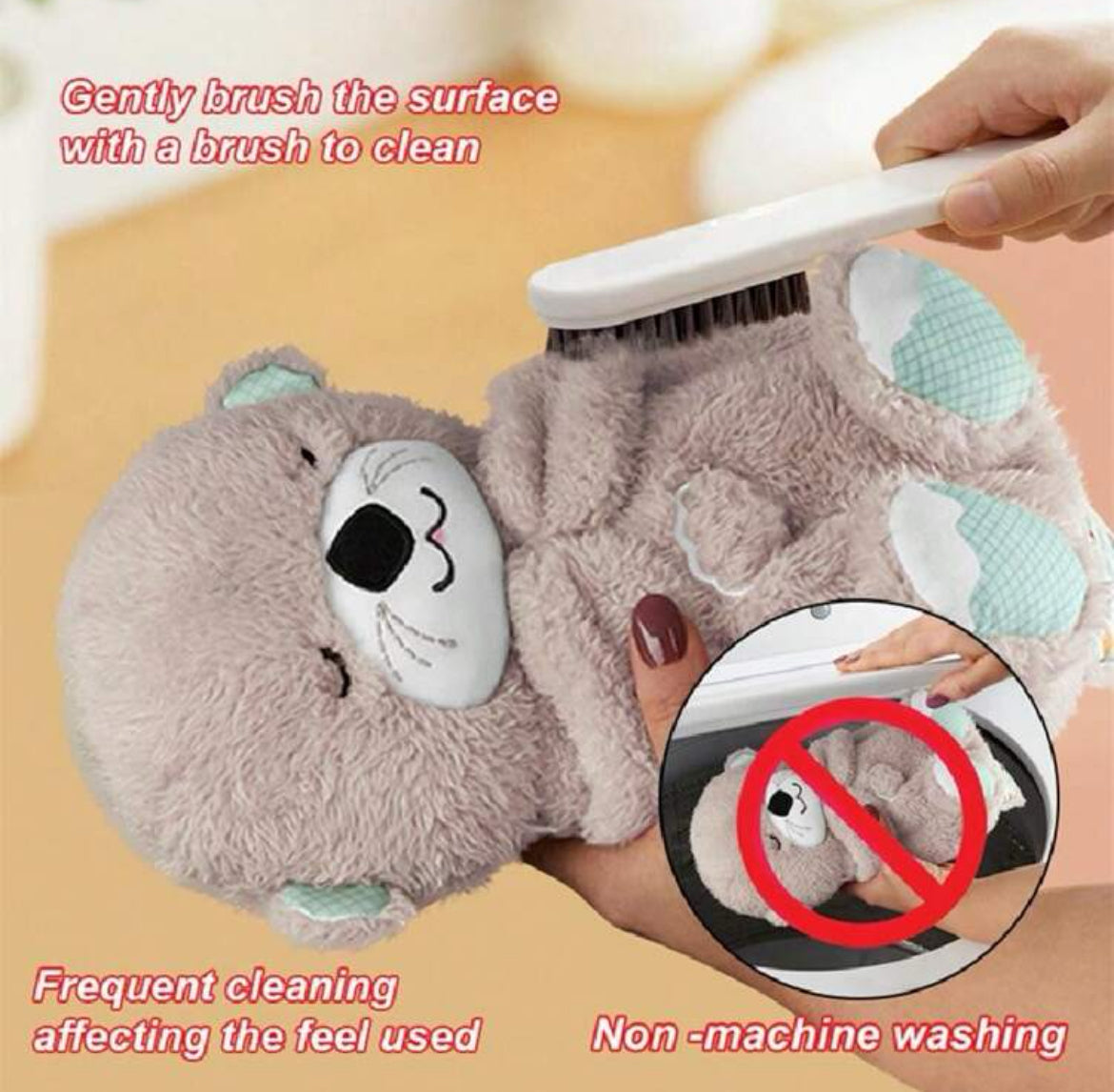 Peluche anti ansiedad Nutria ( SIN CONTROL )