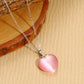 Collar de corazón de cuarzo