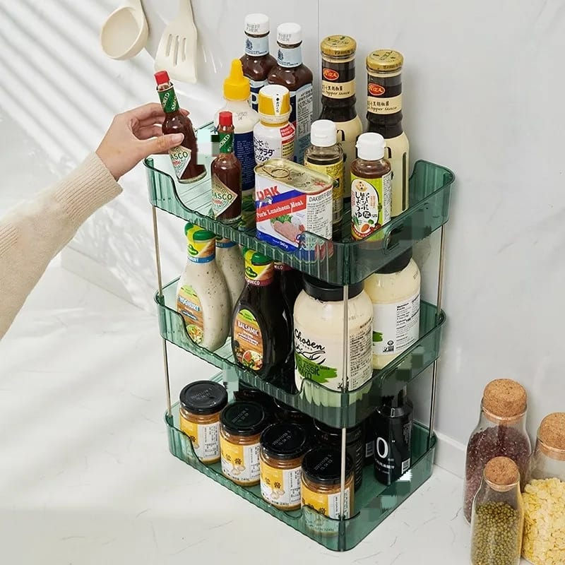 Estante  de maquillaje cocina  (3 niveles)