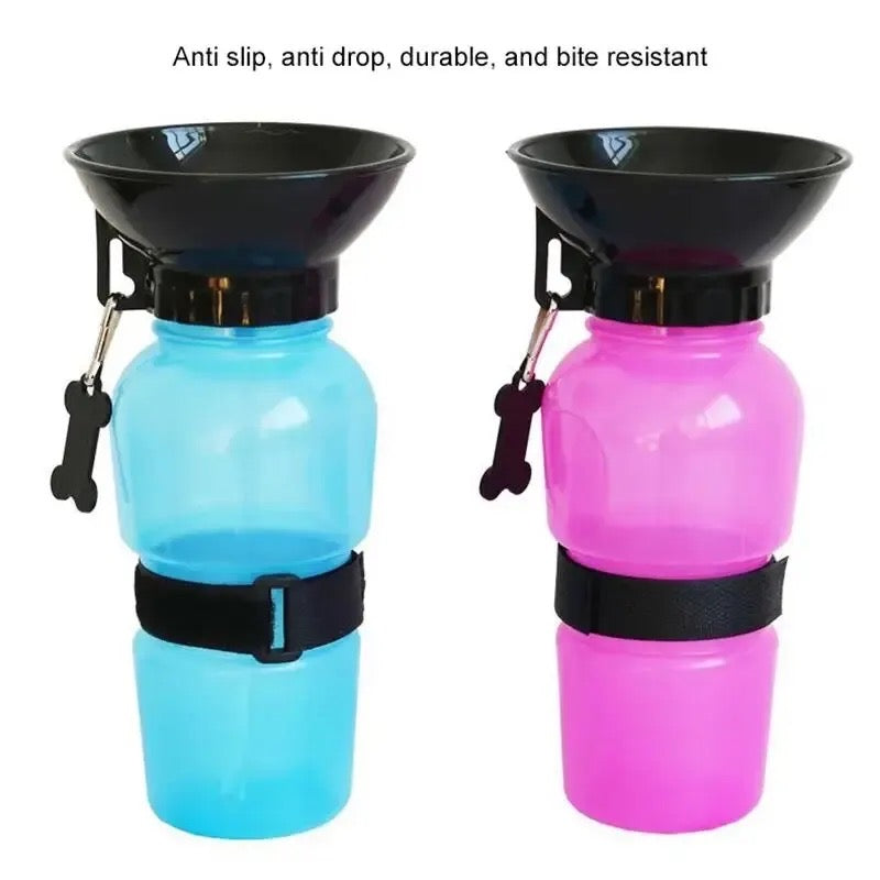 Botella de agua para mascotas