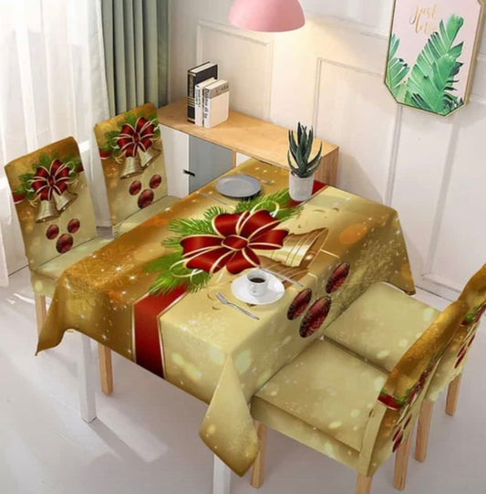 Juego de mesa 250 cm + 8  fundas de sillas