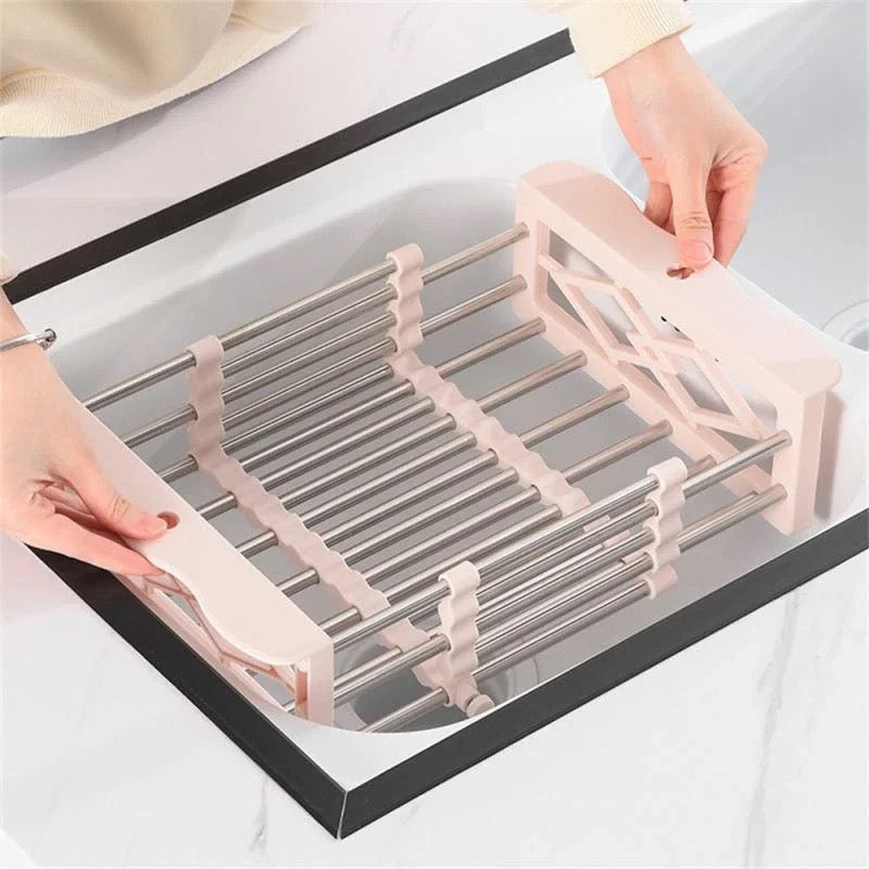 Escurridor expandible (Rosado)