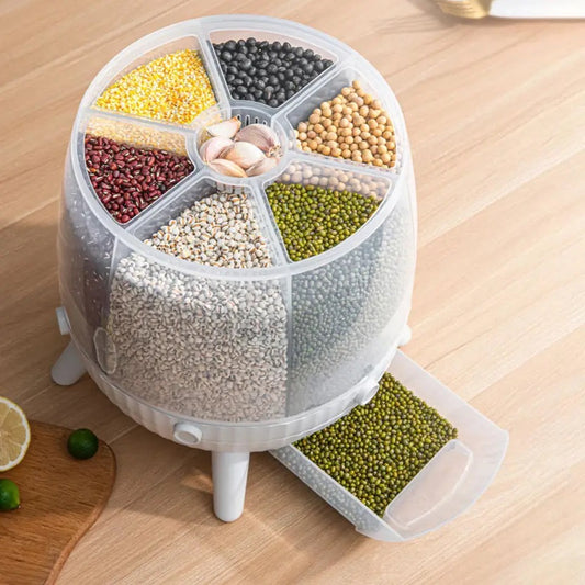 Dispensador o contenedor  de cereales  6 en 1 ( Geminis)